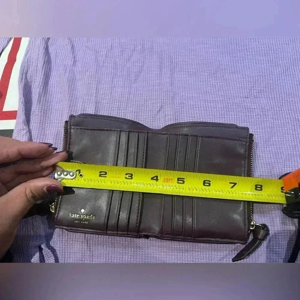 Kate spade Maroon wallet - Picture 7 of 8